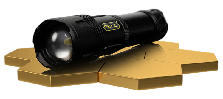 SOLIS RECHARGEABLE TACTICAL FLASHLIGHT