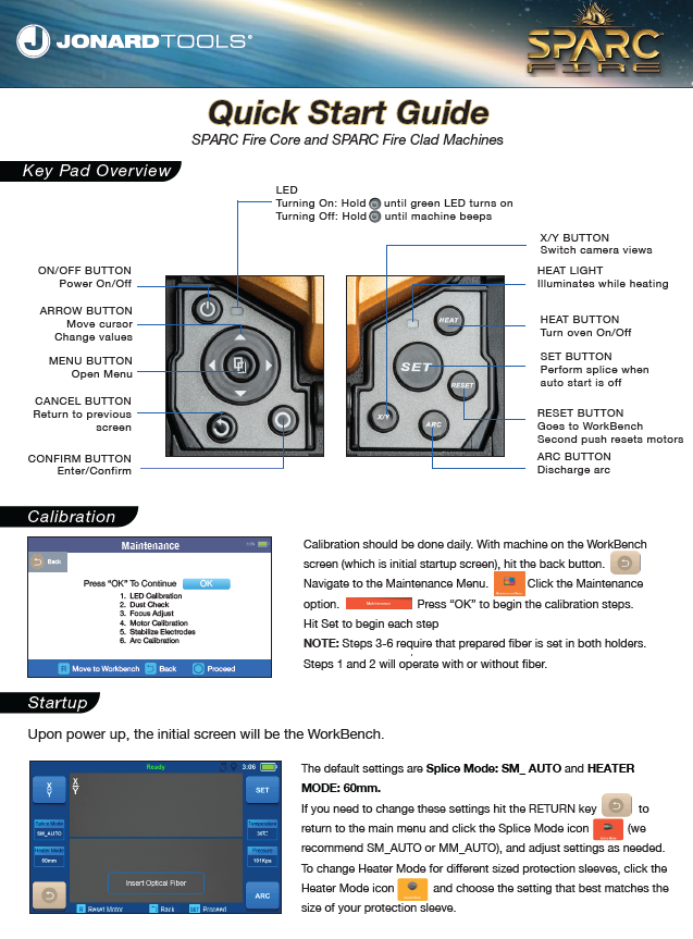 SPARC Quick Guide | Jonard Tools