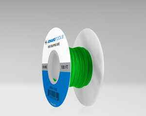 30 AWG Kynar® Wire, Green, 100 ft