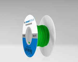 30 AWG Tefzel® Wire, Green, 100 ft