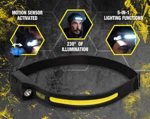 Solis™ Rechargeable LED Flex Headlight