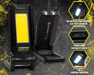 Solis™ Rechargeable 360° Pivoting Worklight