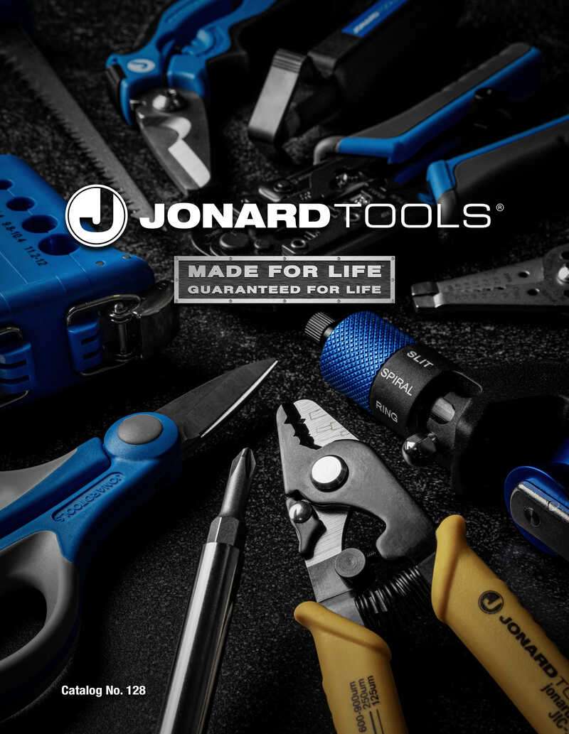 Jonard Tools Full Catalog #128 Front Cover 2025