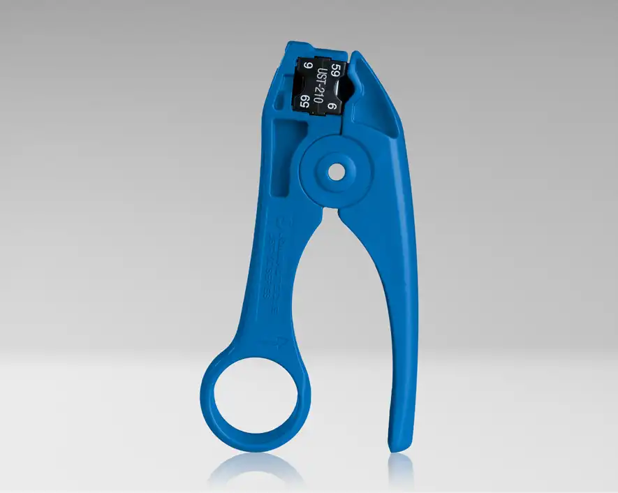 UST-1596 - COAX Stripping Tool with Twin RG59 and RG6 Blade