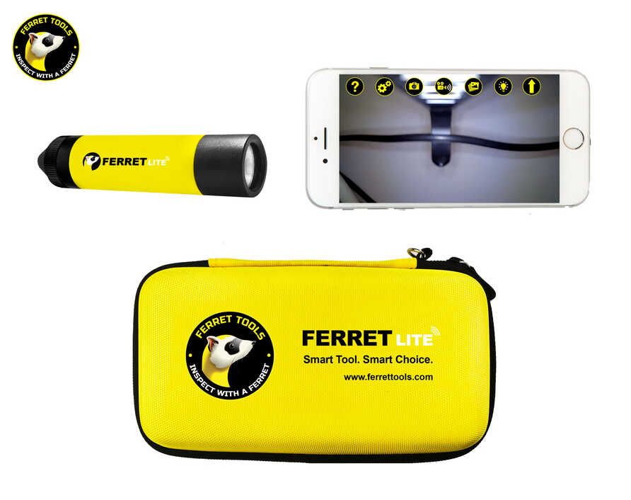 CF-100 - Ferret Lite - Multipurpose Wireless Inspection Camera & Cable Pulling Tool