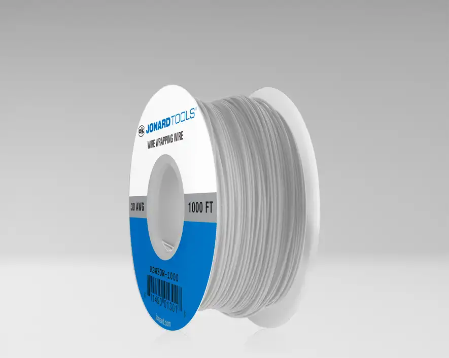 KSW30W-1000 - 30 AWG Kynar® Wire CSW, Low Strip Force, White, 1000 ft