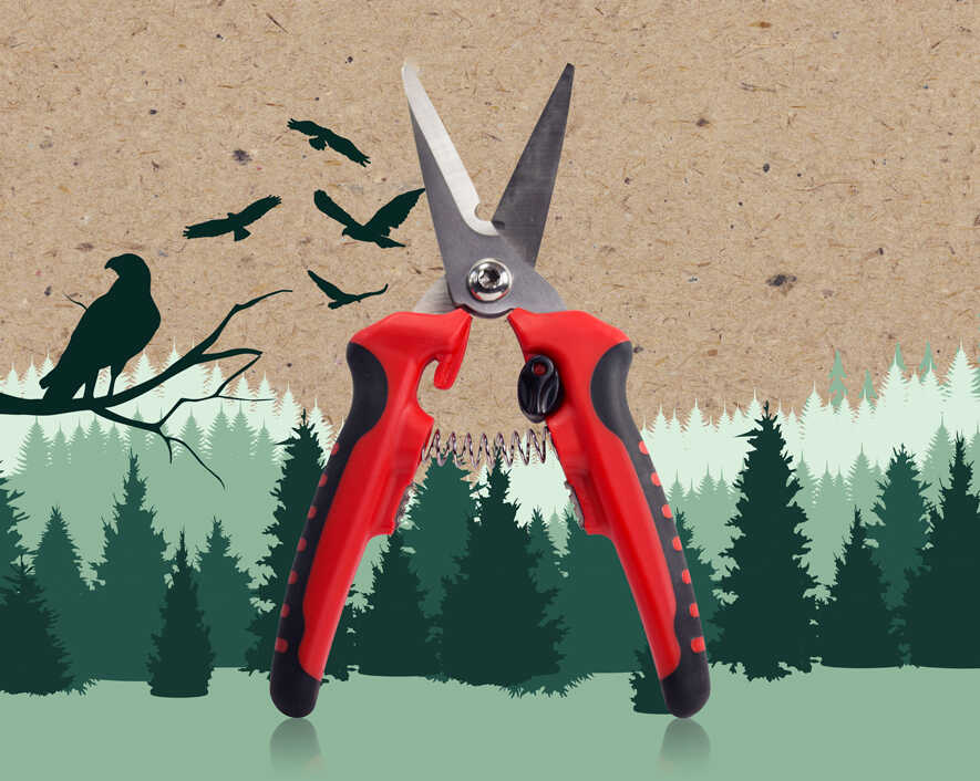 Jonard Tools 3.125-in Micro-serrated Metal Scissors in the