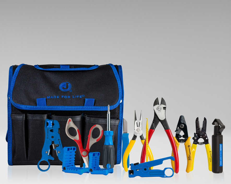 Fiber Prep Kit with Small & Large Mid Span Slitters | Jonard Tools