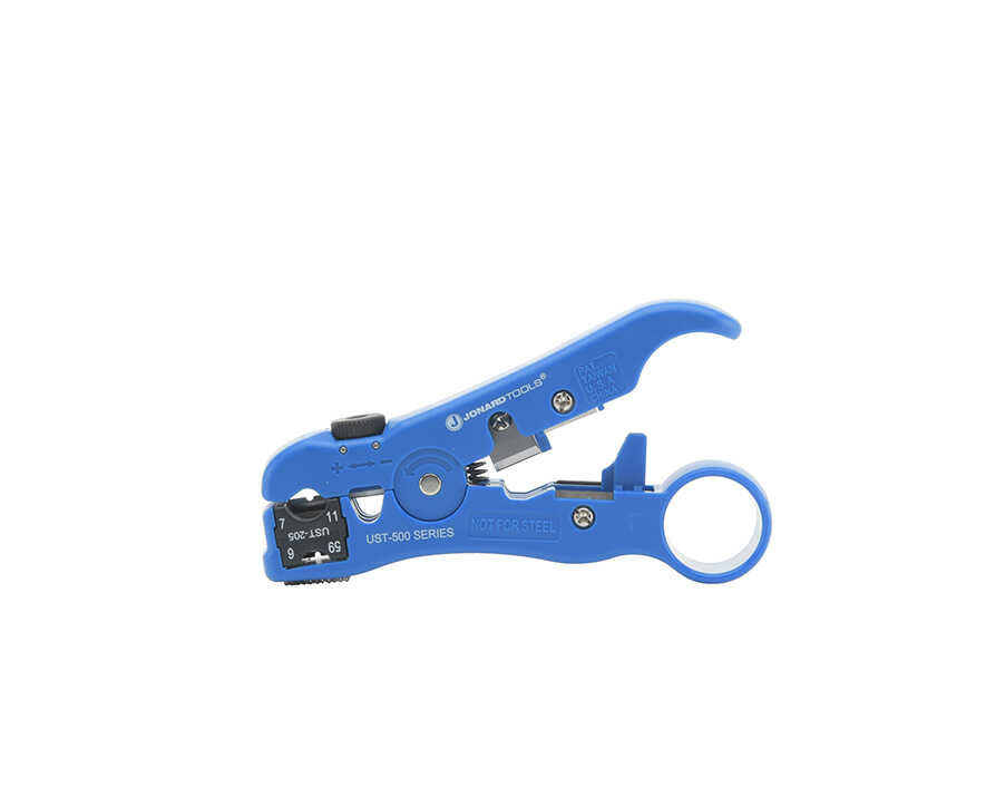 UST-500 - Universal Cable Stripping Tool for COAX, Network, and Telephone Cables