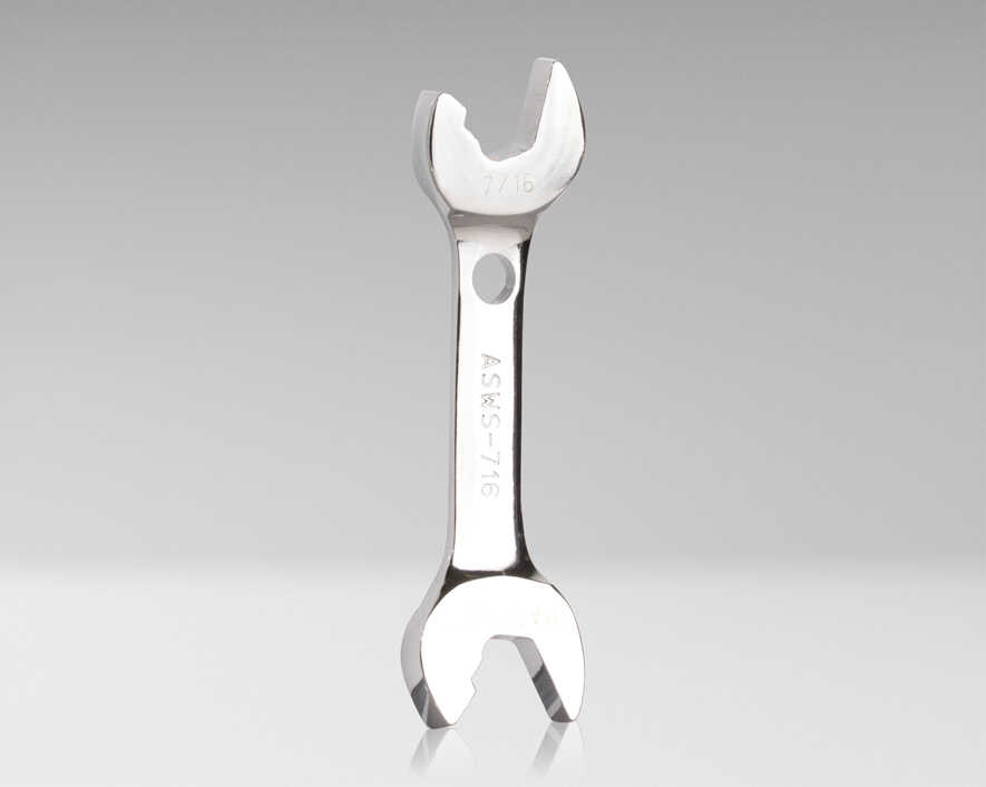 ASWS-716 - Angled Speed Wrench Stubby, 7/16"