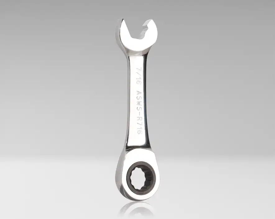 ASWS-R716 - Ratcheting Stubby Speed Wrench, 7/16"