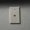 K-W1/10 - Single Gang Keystone 1 Port Wall Plate, 10 Pack