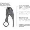 UST-100 - COAX Stripping Tool for RG59, RG6, RG7, RG11 Cables