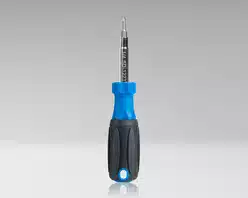 Jonard Tools SD-1223 6-in-1 Multi-Bit Screwdriver with Phillips, Slotted, Robertson Bits