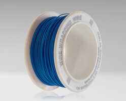 R-30B-0050 - 30 AWG Kynar® Wire, Blue, 50 ft