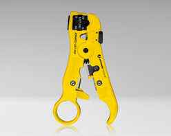 UST-540 - Universal Cable Stripping Tool with Cable Stop for COAX, Network, and Telephone Cables