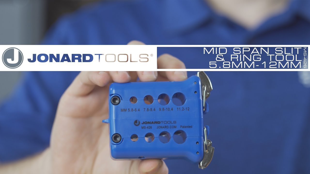 Jonard Tools MS-316光ファイバーケーブルミッドスパンスリット＆リングツール 2.9-6.8 mm 通販
